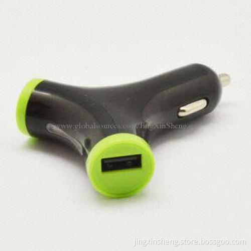 2.3A Mini Car Charger with Multicolor Ring